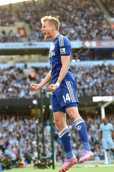 Schurrle Stunner: Chelsea's First Goal in Thrilling Manchester City Showdown (September 21, 2014)