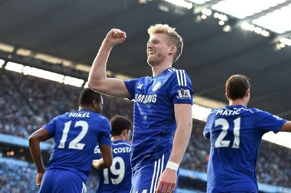 Schurrle Stunner: Manchester City vs. Chelsea - Thrilling Goal in Barclays Premier League (September 21, 2014)