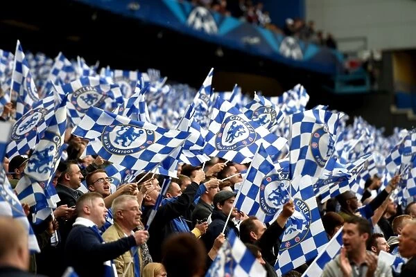 A Sea of Blue: Chelsea FC's Epic Semi-Final Battle against Atletico Madrid, UEFA Champions League, Stamford Bridge (April 30, 2014)