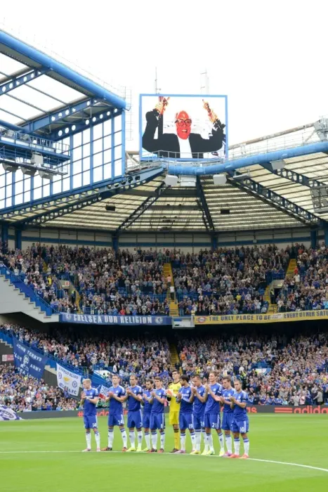 Framed Print : Soccer - Barclays Premier League - Chelsea v Swansea City - Stamford Bridge