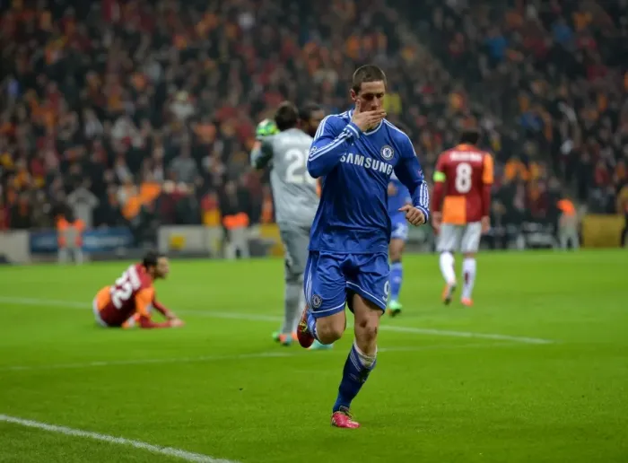 Framed Print : Soccer - UEFA Champions League - Round of 16 - Galatasaray v Chelsea - Turk Telekom Arena
