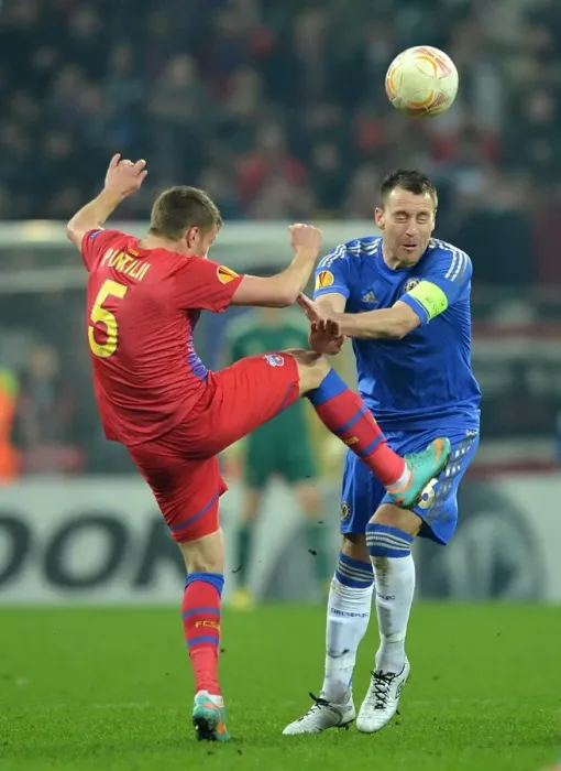 Framed Print : Soccer - UEFA Europa League - Round of 16 - First Leg - Steaua Bucharest v Chelsea - Arena Nationala