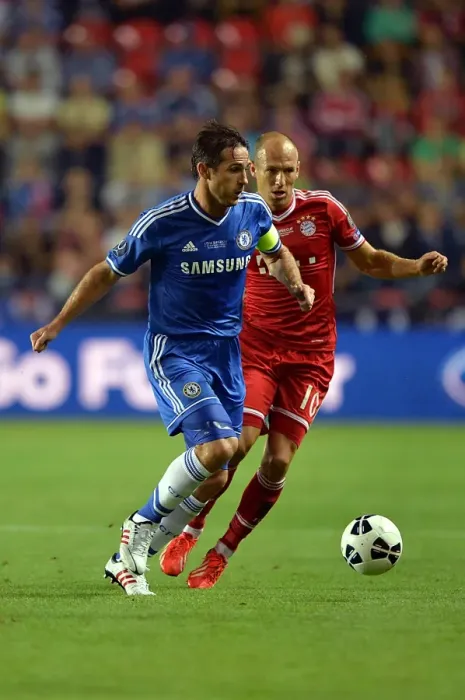 Framed Print : Soccer - UEFA Super Cup - Bayern Munich v Chelsea - Eden Arena Framed Print : Soccer - UEFA Super Cup - Bayern Munich v Chelsea - Eden Arena