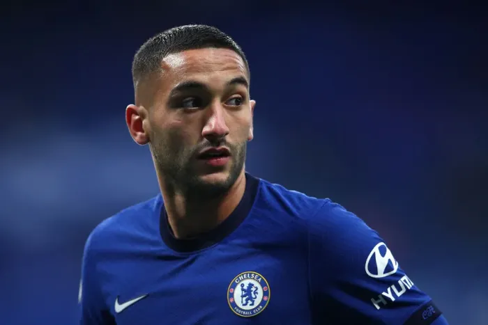 Framed Print : Empty Stamford Bridge: Hakim Ziyech Contemplates on Premier League Pitch Amidst COVID-19 Restrictions (Chelsea vs Southampton, October 2020)