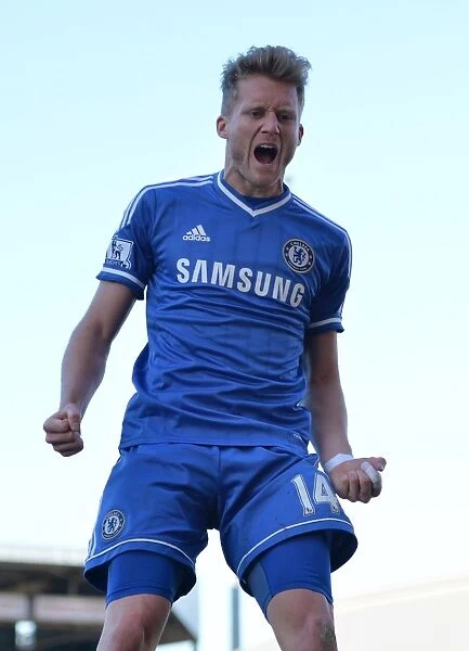 Thrilling Goal: Andre Schurrle Strikes for Chelsea against Fulham, Barclays Premier League (1st March 2014)