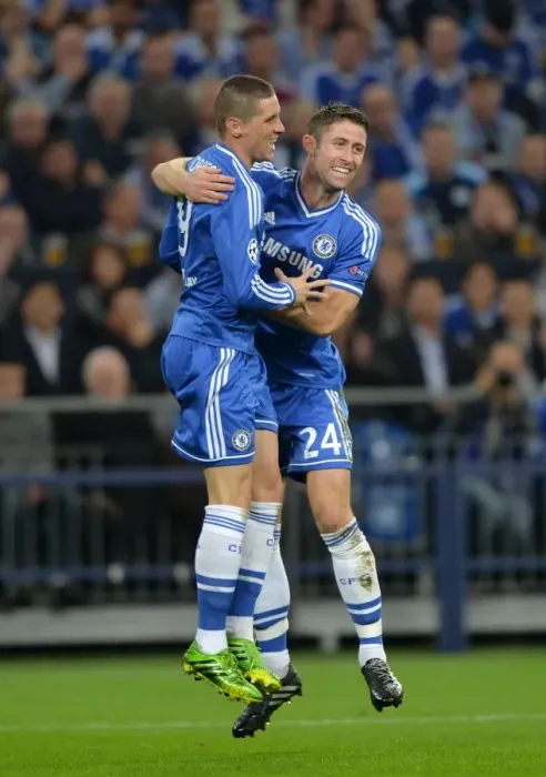 Framed Print : Torres and Cahill: Chelsea's Unstoppable Duo Celebrates Opening Goal vs. Schalke (October 22, 2013) Framed Print : Torres and Cahill: Chelsea's Unstoppable Duo Celebrates Opening Goal vs. Schalke (October 22, 2013)