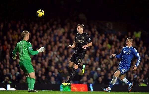 Torres Scores Spectacularly as Nastasic Heads Past Hart (Chelsea vs Manchester City, 2013)