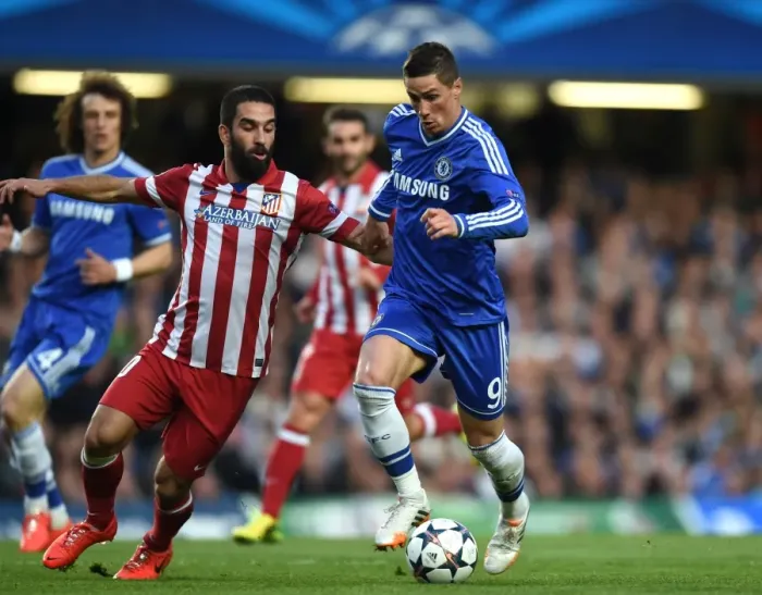 Framed Print : Torres vs Turan: Battle at Stamford Bridge - Chelsea vs Atletico Madrid UCL Semi-Final Showdown (April 30, 2014) Framed Print : Torres vs Turan: Battle at Stamford Bridge - Chelsea vs Atletico Madrid UCL Semi-Final Showdown (April 30, 2014)