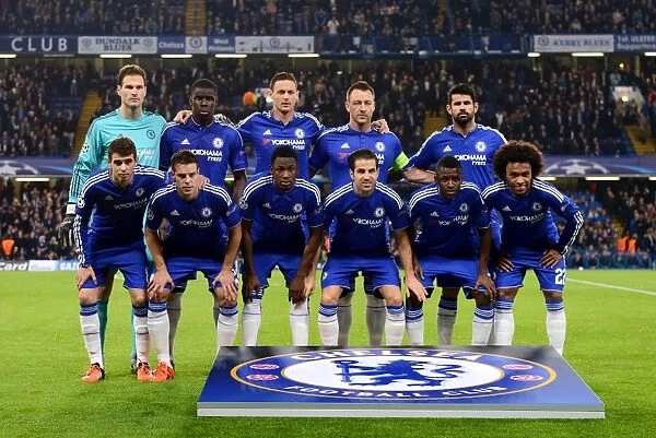 United in Blue: Chelsea FC's Showdown with Dynamo Kiev in Group G (November 2015) - The Team's Unity Before the Stamford Bridge Clash