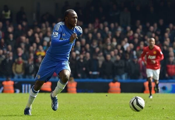 Victor Moses' Dramatic Performance: Chelsea vs Manchester United - FA Cup Quarter Final Replay at Stamford Bridge (April 1, 2013)
