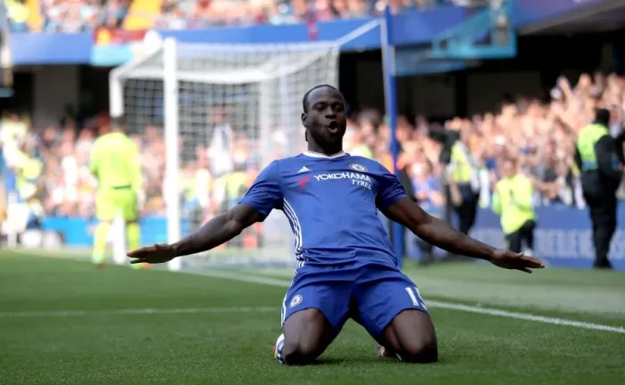 Framed Print : Victor Moses Triple Strike: Chelsea's Triumph Over Burnley at Stamford Bridge Framed Print : Victor Moses Triple Strike: Chelsea's Triumph Over Burnley at Stamford Bridge