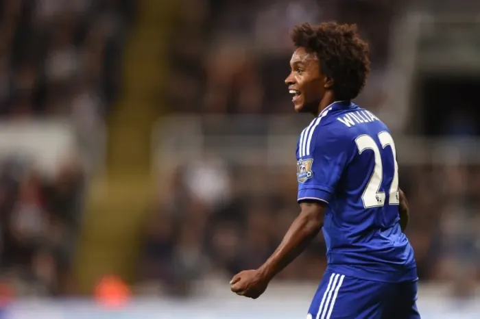 Framed Print : Willian's Brilliant Strike: Chelsea's Second Goal vs. Newcastle United (September 2015) Framed Print : Willian's Brilliant Strike: Chelsea's Second Goal vs. Newcastle United (September 2015)