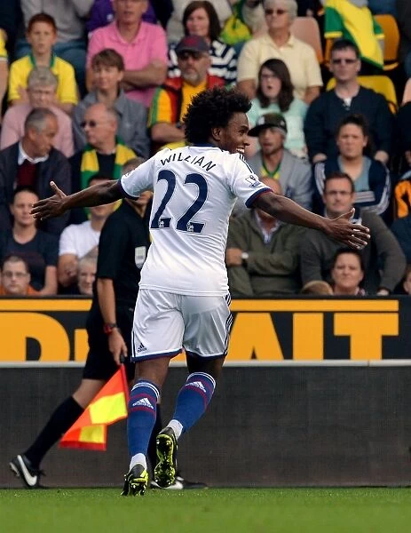 Willian's Hat-Trick: Chelsea's Third Goal vs. Norwich City (October 6, 2013)