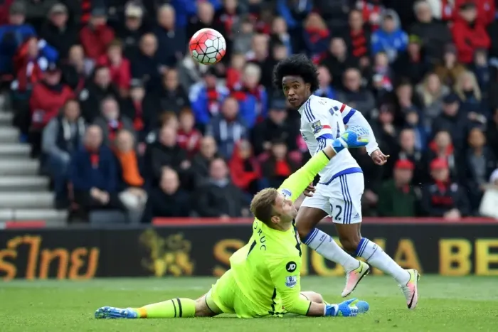 Framed Print : Willian's Strike: Chelsea's Third Goal vs AFC Bournemouth (April 2016) Framed Print : Willian's Strike: Chelsea's Third Goal vs AFC Bournemouth (April 2016)
