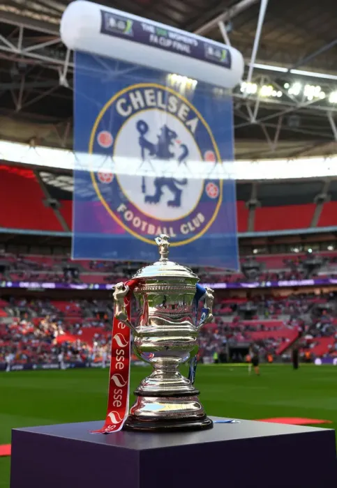 Framed Print : Women's FA Cup Final 2018: Chelsea and Arsenal Face Off for the Trophy at Wembley Stadium Framed Print : Women's FA Cup Final 2018: Chelsea and Arsenal Face Off for the Trophy at Wembley Stadium