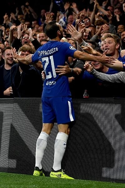 Zappacosta Scores Second: Chelsea Fans Go Wild in Stamford Bridge