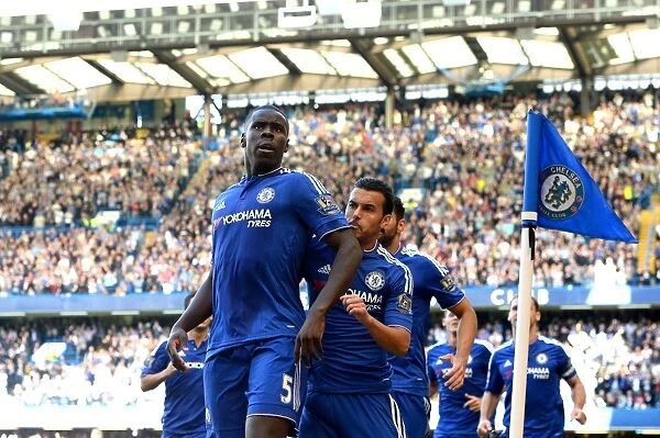 Zouma Strikes First: Chelsea vs. Arsenal, 2015 Barclays Premier League - Kurt Zouma's Debut Goal at Stamford Bridge