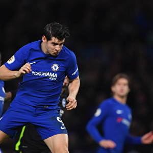 Alvaro Morata Scores First Goal for Chelsea: Premier League Victory vs. Brighton at Stamford Bridge