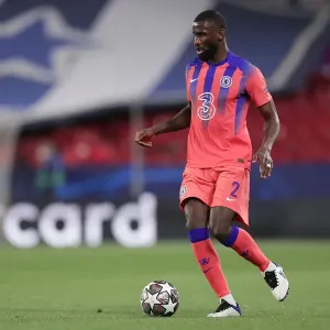 Antonio Rudiger at Empty Estadio Ramon Sanchez Pizjuan: FC Porto vs Chelsea FC, UEFA Champions League Quarterfinal Antonio Rudiger at Empty Estadio Ramon Sanchez Pizjuan: FC Porto vs Chelsea FC, UEFA Champions League Quarterfinal