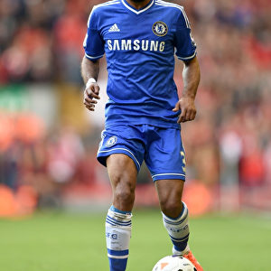 Ashley Cole in Action: Liverpool vs. Chelsea, Barclays Premier League - April 27, 2014