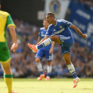 Ashley Cole's Strike: Chelsea vs. Norwich City, Barclays Premier League, Stamford Bridge (4th May 2014)