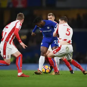 Michy Batshuayi vs. Kevin Wimmer Print Michy Batshuayi vs. Kevin Wimmer Print
