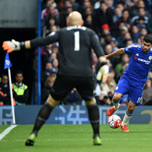 Battle for the Ball: Diego Costa vs Micah Richards - Chelsea vs Aston Villa, Premier League (October 2015)