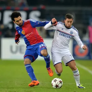 UEFA Champions League Print: Basel v Chelsea 2013 UEFA Champions League Print: Basel v Chelsea 2013