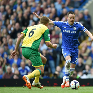 Battle for the Ball: John Terry vs. Michael Turner - Chelsea vs. Norwich City, Premier League Rivalry (4th May 2014)