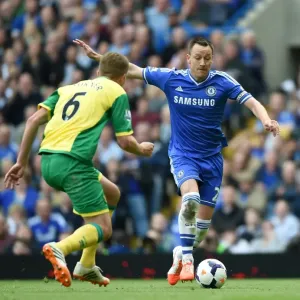 Print of John Terry and Michael Turner in action