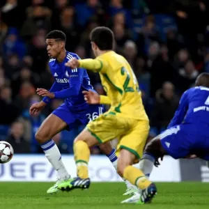 Chelsea FC Print: Loftus-Cheek vs. Silva in UEFA Champions League Action Chelsea FC Print: Loftus-Cheek vs. Silva in UEFA Champions League Action