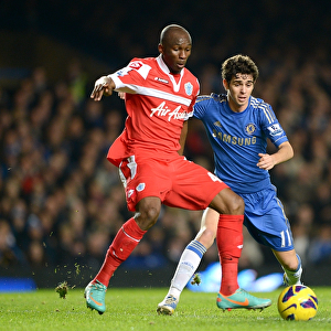 Battle for the Ball: Oscar vs. Mbia - Chelsea vs. QPR, Premier League (January 2, 2013)