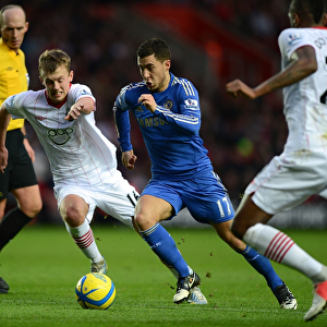 Battle for the Ball: Ward-Prowse vs. Hazard - Southampton vs. Chelsea FA Cup Clash (January 2013)