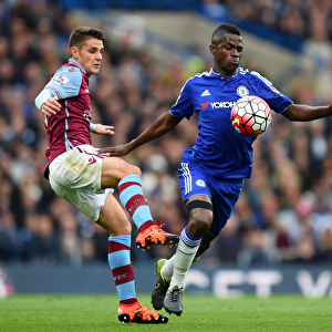 Battle for the Ball: Westwood vs. Ramires - Chelsea vs. Aston Villa Rivalry in the Barclays Premier League (October 2015)