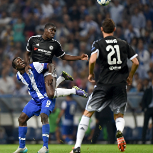 Battle for the Ball: Zouma vs. Aboubakar - FC Porto vs. Chelsea in the UEFA Champions League (September 2015)