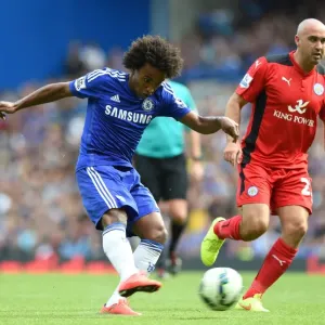 Un enfrentamiento en el estadio de Stamford Bridge: William contra Gary Taylor-Fletcher - Confrontación del campeonato inglés agosto 2014
