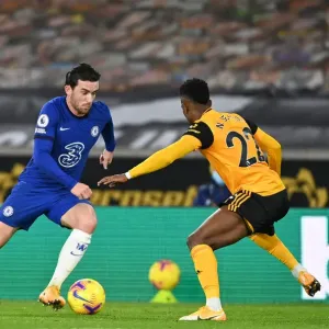 Ben Chilwell in Action Print Ben Chilwell in Action Print