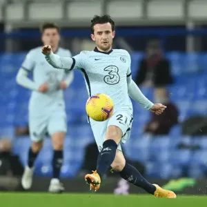 Ben Chilwell in Chelsea Action Print Ben Chilwell in Chelsea Action Print