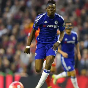 Bertrand Traore Print - 2015-16 Chelsea Action at Anfield Bertrand Traore Print - 2015-16 Chelsea Action at Anfield