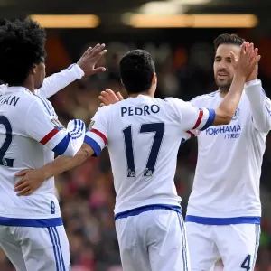 Bournemouth v Chelsea Print - Pedro Celebration at Vitality Stadium Bournemouth v Chelsea Print - Pedro Celebration at Vitality Stadium