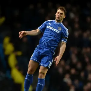 Branislav Ivanovic Print, Etihad Stadium FA Cup Fifth Round Photo Branislav Ivanovic Print, Etihad Stadium FA Cup Fifth Round Photo