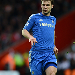Branislav Ivanovic Leads Chelsea in FA Cup Battle Against Southampton (5th January 2013)