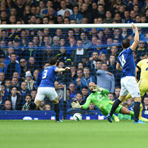 Branislav Ivanovic Scores Chelsea's Second Goal: Everton vs. Chelsea (30.08.2014)