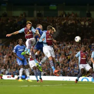 Branislav Ivanovic Scores Chelsea's Second Goal Print