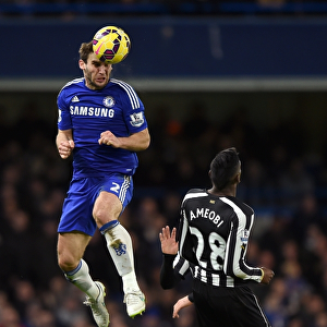 Branislav Ivanovic Wins Aerial Battle: Chelsea's Dominance Against Newcastle United (10th January 2015)