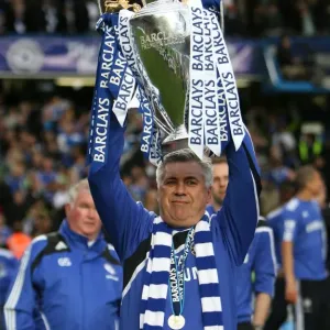 Carlo Ancelotti Premier League Victory Print Carlo Ancelotti Premier League Victory Print