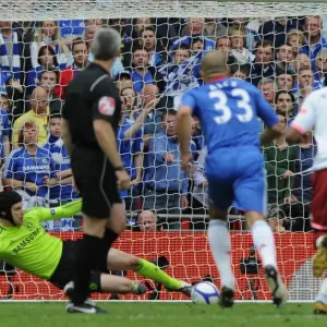 Print of Petr Cech's Heroic Save in the 2010 FA Cup Final Print of Petr Cech's Heroic Save in the 2010 FA Cup Final