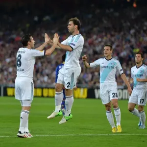 Print of Chelsea FC's Europa League Celebration Print of Chelsea FC's Europa League Celebration
