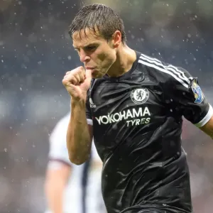 Cesar Azpilicueta Print - Chelsea FC Goal Celebration Cesar Azpilicueta Print - Chelsea FC Goal Celebration