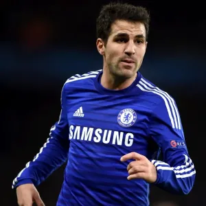 Cesc Fabregas Print - UEFA Champions League Action Photo Cesc Fabregas Print - UEFA Champions League Action Photo